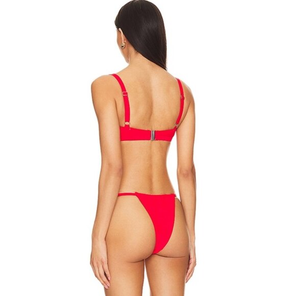 (SOLD) Superdown Chiara Red Bikini Set - Picture 2 of 5